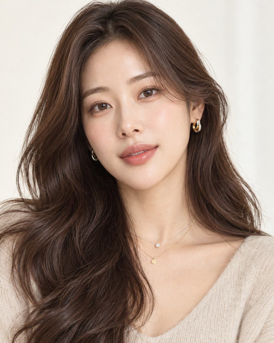 뉴트럴 웜 여성 예시