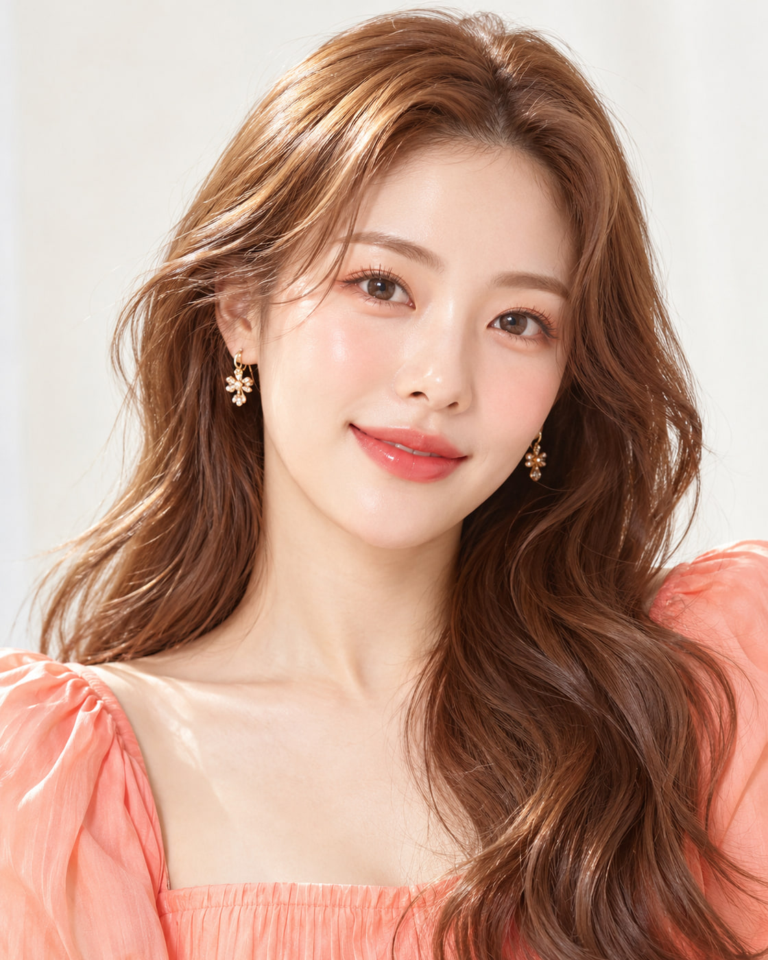 봄 브라이트 여성 예시